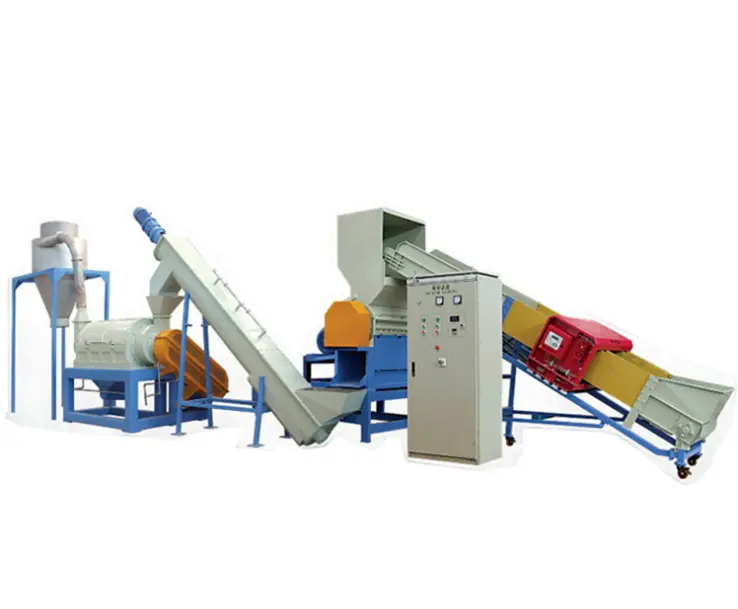 1000kg per hour acrylic plexiglass shredder plastic crusher line from plastic recycling manufacturer