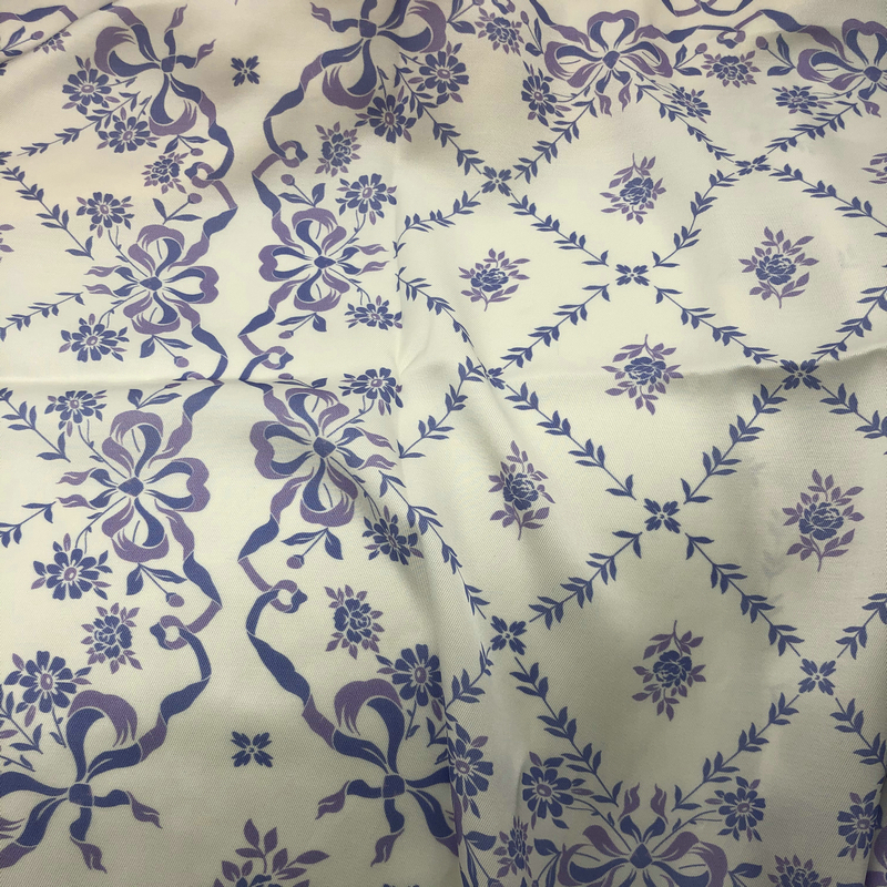 Custom Digital Printed High Quality Spring and Summer Twill Digital Printed Viscose Rayon Floral Cotton Fabric