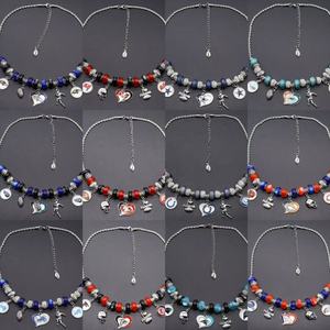 Kalung Liontin Bola Rugby NFL Grosir, Kalung Manik-Manik Gaya Hip-hop Punk Berlapis Perak Modis untuk Pesta dan Hadiah - Product Image 3