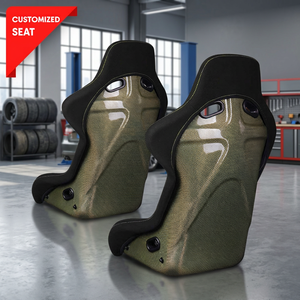 เบาะรถแข่งทรงบักเก็ตผ้าเคฟลาร์ SSCUS Apex น้ำหนักเบา พนักพิงแบบตายตัว พรีเมียม สปอร์ต ทนทาน ใช้ได้กับรถทั่วไป รุ่น APEX-KEV - Product Image 1