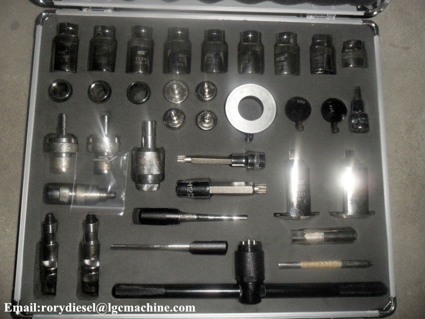 Inyector diesel kit de reparación de la bomba de alta calidad 35 unids común carril herramientas para cr inyectores