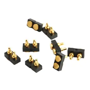 2pins pogo pin connector crimp contacts male female magnetic pogo pins