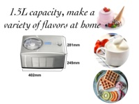 Machine à glace automatique de petite taille pour la maison, personnalisation professionnelle, 1,5 L