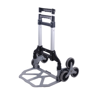Six Wheels Foldable <strong>Hand</strong> Supermarket Luggage Home Folding <strong>Aluminum</strong> Carts Trolleys - Product Image 3