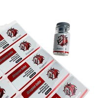 Étiquettes personnalisées imprimées pour flacons de 3 ml à 30 ml ; Autocollants adhésifs en vinyle imperméables pour peptides ; Étiquettes cosmétiques pour peptides.