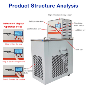 Phòng thí nghiệm nước tắm nhiệt độ thấp circulator kỹ thuật số điều khiển chính xác nhiệt độ không đổi nước tắm cho phòng thí nghiệm - Product Image 5