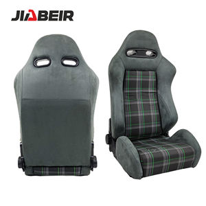 Vendita calda Jiabeir sedili da corsa universali reclinabili in pelle scamosciata rossa serie 1098 - Product Image 5