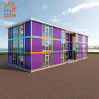 conteneur plat préfabriquées modernes Petite maison conteneur en acier préfabriquée de panneau sandwich pour appartement