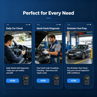 Escáner OBD2 USB V539 Actualizado 2026, Lector Profesional de Códigos de Luz de Advertencia del Motor para Todos los Vehículos con Protocolo OBD II de 1996 en Adelante