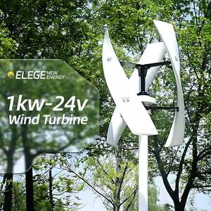 Generador Eólico Elege Elege-X 500w 12V 24V con Certificación CE, Sistema de Generación de Energía para el Hogar e Industria, Controlador Elege-X Vert - Product Image 3