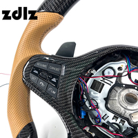 Volant en fibre de carbone LED personnalisé pour BMW M2 M3 M4 M5 G20 G30 G31 G32 X3 G01 G02 G87 G80 X5 Accessoires intérieurs de voiture