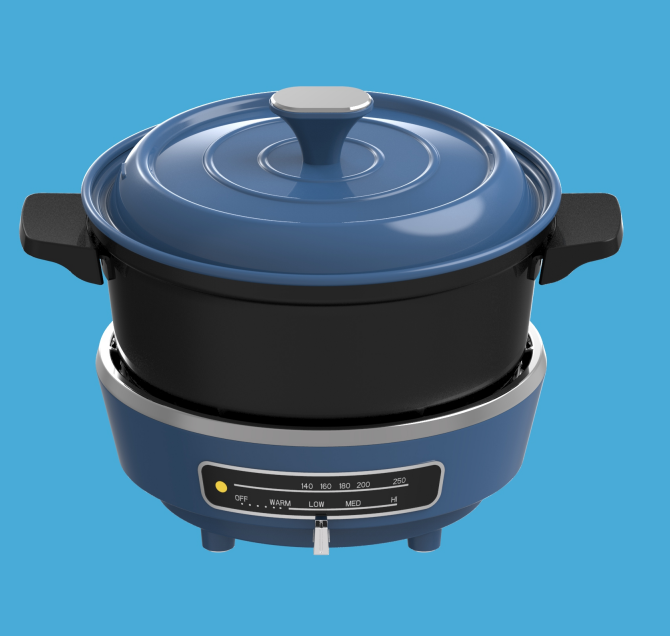 Новинка 2020, Лидер продаж, многофункциональная электрическая фритюрница/горячий горшок, 2 л