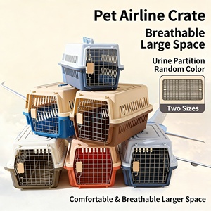 Cage de transport pour animaux de compagnie de grande taille (chats et chiens) – Boîte de transport aérien respirante et portable pour animaux – Vente chaude - Product Image 5