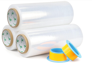 HUAMAO 80 Gauge Clear Industrial <b>Stretch</b> <b>Wrap</b> 12x1000Ft 3 Pack Heavy Duty Cling Film for Moving Pallet Packing - Product Image 6