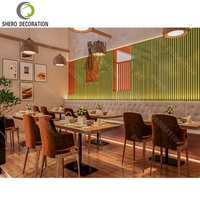 Ensembles de meubles de restaurant, design d'intérieur de salle à manger complète de luxe, comptoir de bar de restaurant, fabrication sur mesure