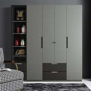 Walk in Closet Wardrobe Bedroom Furniture Set Modular Modern Almirah Wardrobe Wood Armario Luxury Wardrobe Cupboards <b>Storage</b> - Product Image 6