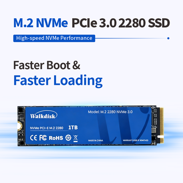M.2 NVMe 2280 SSD PCIe 3.0 High Speed up to 3500MB/s Internal SSD for Laptop Desktop Gaming