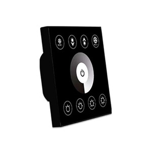 86*86 Mét cầu vồng màu bánh xe Dimmer kép trắng CCT <span class=keywords><strong>RGB</strong></span> RGBW rgbcw tường Bảng điều chỉnh cảm ứng Led điều khiển - Product Image 5