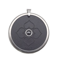 Pendentif quantique d'énergie scalaire de nouveau style avec colliers de bijoux scientifiques en pierre de lave à ions négatifs