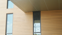 Panneau d'extérieur wpc, panneau en bois et plastique, composite pour revêtement mural