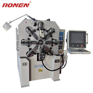 Máquina Automática CNC para Enrollar Resortes de 2 Ejes, Velocidad de 500 Piezas/min (Motor, Rodamiento, PLC) Incluidos, Diámetro de Alambre de 0.15-0.8 mm, Diámetro Exterior Máximo de 20 mm - Product Image 4