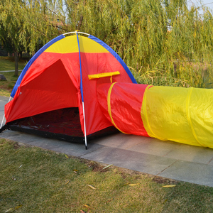 Maison de jeu <span class=keywords><strong>Pop</strong></span>-<span class=keywords><strong>Up</strong></span> intérieure 2 en 1, <span class=keywords><strong>Tunnel</strong></span> de ramper pliable pour enfants, tente, château, maison, jouet, personnalisé - Product Image 2