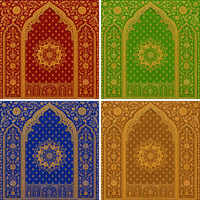 Tapis de prière personnalisés en laine pour mosquée, conception CAD, rouleau de 6 mm à 15 mm pour salle de prière