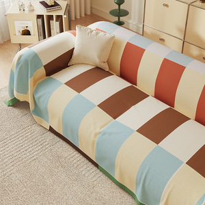 Housse de canapé The Wizard Of Oz, ajustement élastique, canapé modulaire, imitation lin, motif pied-de-poule, lavable, couverture complète, type coussin - Product Image 3