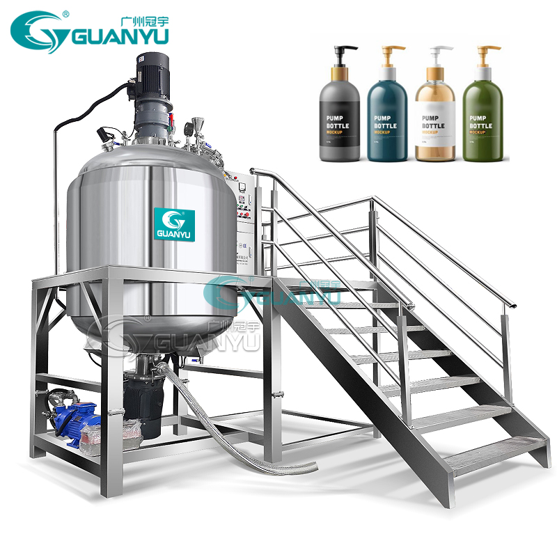 GUANYU Stainless Steel Liquid Detergent Making Machine Soap Mixing Tank Supplier