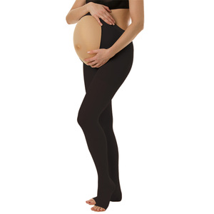 Collants de compression médicale pour la maternité, 20-30 mmHg, soutien gradué, legging de grossesse avec bande élastique à boutons - Product Image 1