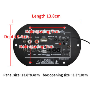 Tùy chỉnh công suất cao Hi-Fi nhà âm thanh xe hơi ban 2009ic USB điều khiển từ xa TF bluetooths điện Receiver hỗ trợ đài phát thanh hệ thống âm thanh - Product Image 3