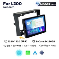 MEKEDE MS BT GPS DSP ADAS caméra de voiture 360 parking pour Mitsubishi L200 2018-2020 voiture android 9 pouces écran tactile