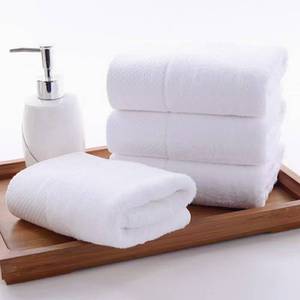 Quick-Dry Hotel Bath <b>Towel</b> Sets Enhanced Comfort Plaid Pattern Cotton Plain Woven Design Signature Collections for <b>Guests</b> - Product Image 6
