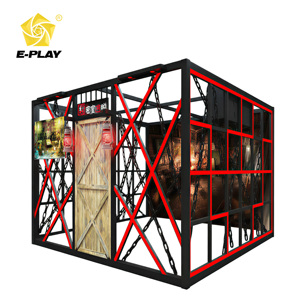 9D VR Multijugador Sala de <span class=keywords><strong>escape</strong></span> Equipo Deportes Arcade Parque de atracciones Paseos Interior Fibra de vidrio Metal VR Parque de entretenimiento - Product Image 4