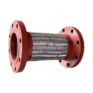 스테인리스 스틸 브레이디드 플렉시블 메탈 호스 304 304L 316 316L 플랜지 저압 페인팅 부식 방지 급수 호스 - Product Image 5