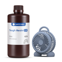 Résine photopolymère UV 405 nm Tough Resin 2.0 1 kg à haute résistance aux chocs pour imprimantes 3D LCD DLP