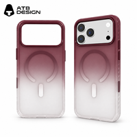 Coque transparente colorée en gros pour iPhone 18 17 Series avec protection magnétique renforcée de l'appareil photo et antichoc