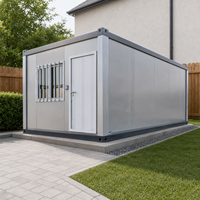 Maison conteneur préfabriquée pliable en X, modulaire et extensible, petite maison avec toilettes, en panneaux sandwich – Meilleures ventes