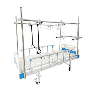 سرير جر عظمي يدوي متعدد الوظائف بخاصية الاهتزاز المزدوج، معدات غرفة مستشفى اقتصادية للمستشفيات المجتمعية والعائلات - Product Image 3