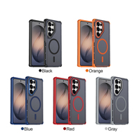 Étui de téléphone magnétique mat en PC et TPU antichoc de qualité supérieure pour S26 Ultra