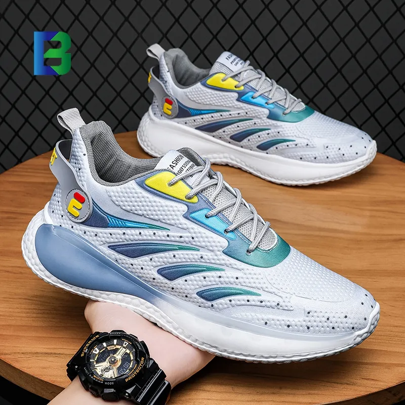 2024 Mode Mesh Trainer Basketbal Stijl Schoenen Merk Goedkope Sport Senaker Voor Mannen Hardlopen Skateboard Wandelschoenen