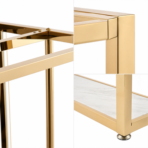 Espositori <span class=keywords><strong>da</strong></span> Terra di Lusso Placcati in Oro per <span class=keywords><strong>Negozi</strong></span> di <span class=keywords><strong>Abbigliamento</strong></span>; Arredamento Espositivo Resistente per Boutique - Product Image 4