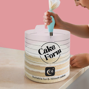 Nhựa bánh sương giá hình thức bánh khuôn Starter Kit Pan vòng vuông trái tim lót đứng - Product Image 4