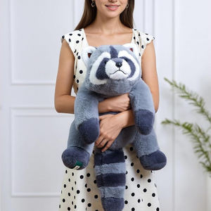 Peluche de <span class=keywords><strong>Mapache</strong></span> <span class=keywords><strong>Gigante</strong></span> de Alta Calidad, Personalizable, Realista, Suave y Adorable, Almohada para Abrazar, Muñeco de Peluche para Dormir, Regalo de Cumpleaños - Product Image 4