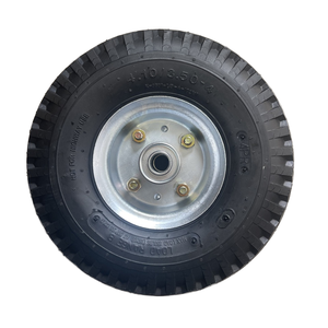 New 3.50-<strong>4</strong> <strong>Pneumatic</strong> Rubber Wheel 10 Inch Tubetype for Hand Trolley Air Wheel Replacement Tyre for Tool Cart Wheelbarrow - Product Image 4