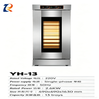 Armoire de fermentation commerciale Zhuoran à 13 niveaux, machine de fermentation en acier inoxydable Zhuoran pour boulangerie