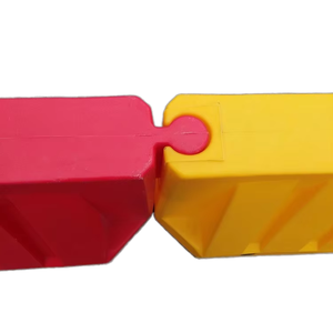 Barriera di sicurezza stradale riempita d'acqua barriera stradale temporanea gialla da 2000mm - Product Image 5