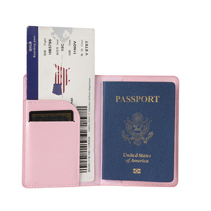 Nhà Máy Trực Tiếp Trong Kho Cross-Biên Giới Không Thấm Nước Thời Trang Du Lịch Tài Liệu Túi Đầy Màu Sắc PU Da Hộ Chiếu Bìa Bảo Vệ Trường Hợp - Product Image 5
