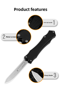 <span class=keywords><strong>Couteau</strong></span> multi-usage en alliage d'aluminium, lame remplaçable en acier 440, 60 cm #   <span class=keywords><strong>Couteau</strong></span> utilitaire portable pour le camping en plein air - Product Image 4
