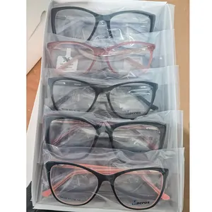 Wholesale Ready Stock assort cheap price Mix Classic Frames Eyeglasses Acetate Frame women Cat Optical Spectacle frame
